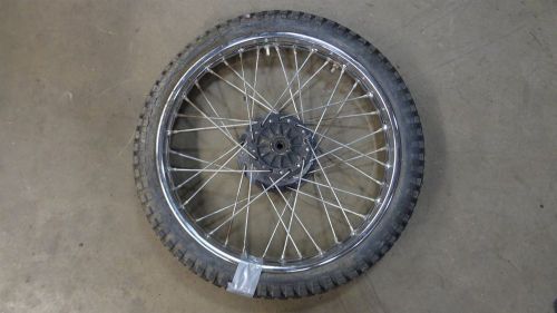 1976 Hodaka Road Toad 100 Wombat vintage AHRMA S370-1&#039; front wheel rim 19in