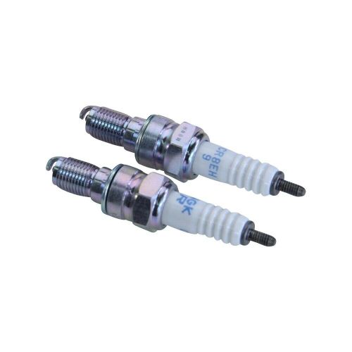 Spark plug set of 2 pieces NGK CR8EH-9 for Daelim VJ VL Honda ST VTR Hyosung XL GA-