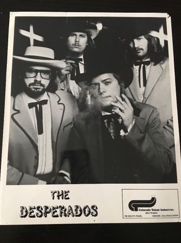 Vintage music promo 8x10 the desperados