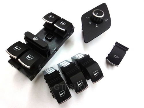 6 pcs set / vw chrome switch control for vw jetta vi mk6 volkswagen vento