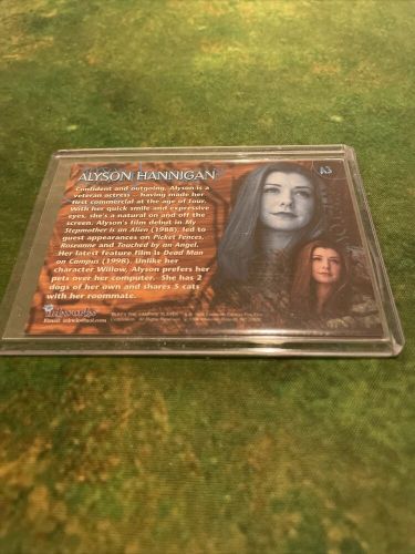 BUFFY THE VAMPIRE SLAYER: ALYSON HANNIGAN WILLOW SEASON ONE AUTOGRAPHED CARD A3