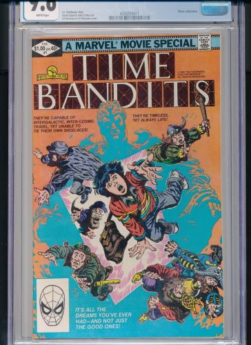 TIME BANDITS 1 CGC 9.6 W p Marvel 1982 Movie adaptation.