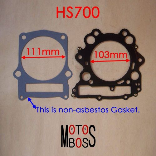 Cylinder head/cylinder gasket for hisun coleman supermach qlink 700/750 atv utv