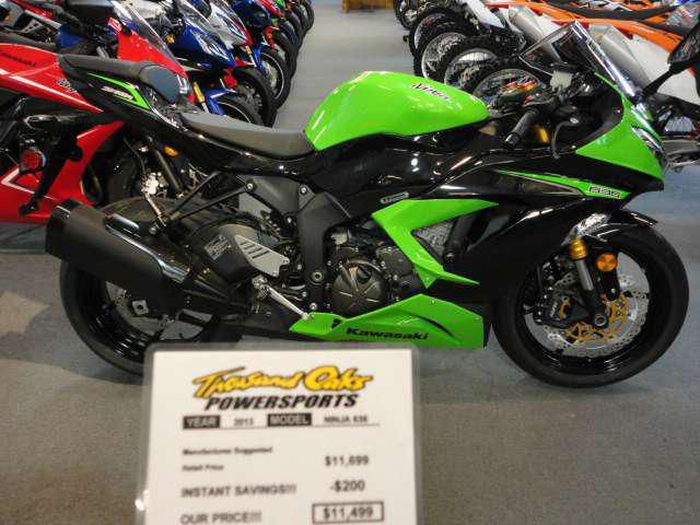 2013 kawasaki ninja zx-6r  sportbike 