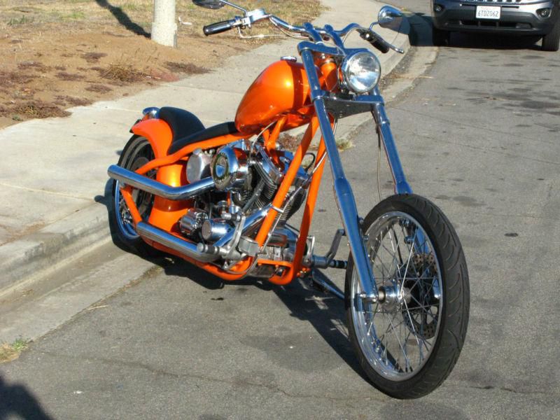 harley custom chopper