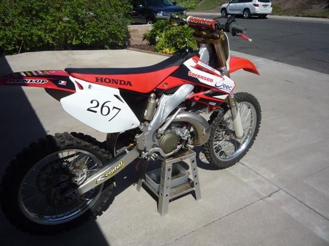 2003 honda cr series 250r mx 