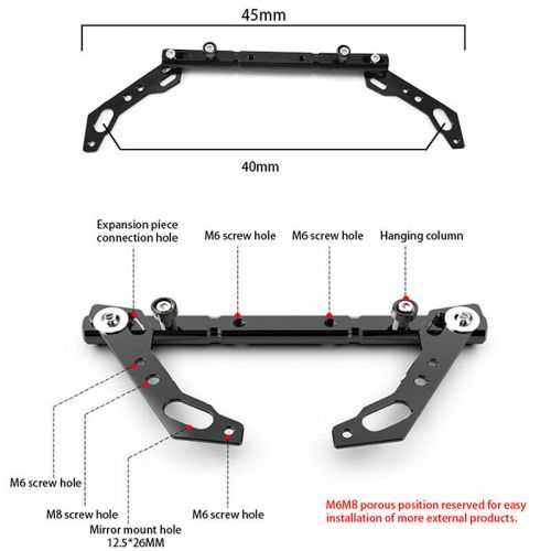 Universal Motorcycle Adjuetable Handlebar Balance Cross Bar Lever For Honda