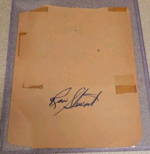 GORDIE GORD HANNIGAN SIGNED 1950s TORONTO MAPLE LEAFS AUTOGRAPH ALBUM PAGE +3