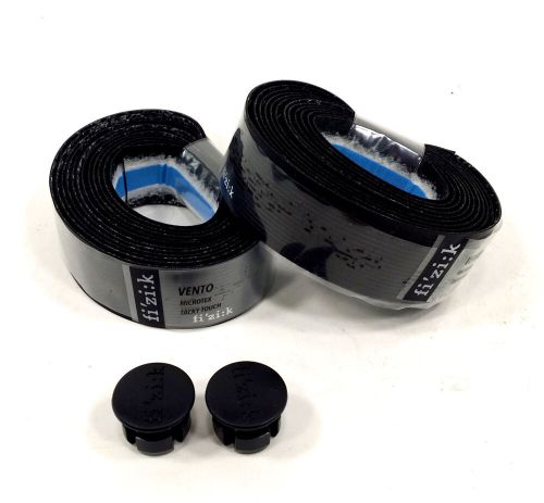 Fizik Vento Microtex Tacky Road Bike Handlebar Tape, Black