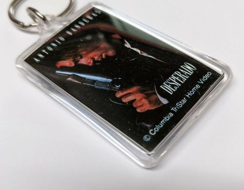 Vintage 1996 Antonio Banderas Desperado Lucite Keychain