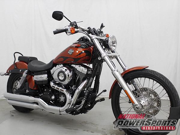 2011 harley davidson fxdwg dyna wide glide w/warranty