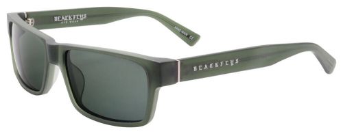 BRAND NEW Black Flys Sunglasses FLY DESPERADO CRYSTAL GREEN POLARIZED GREEN LENS