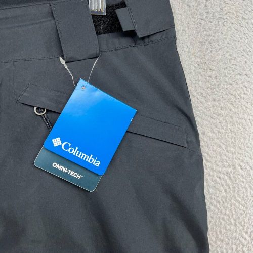 Columbia snow pants men&#039;s small black omni tech cushman crest snowboard ski new