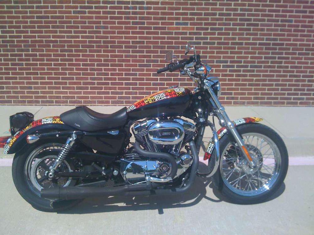 2008 harley-davidson xl 1200l sportster 1200 low  cruiser 