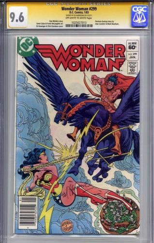 Wonder woman #299 cgc 9.6 ss ed hannigan (1983, 1st print)