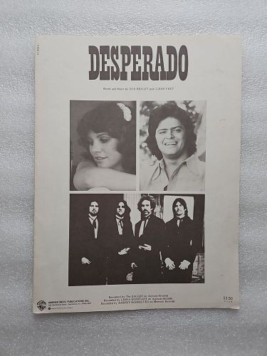 ~Theme Song Sheet Music ~ Desperado