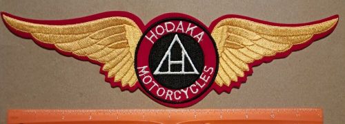 Hodaka Motorcycles 1960s-70s 12.5&#034; embroidered sew on patch