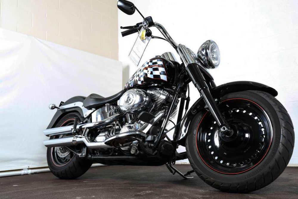 2008 harley-davidson flstf softail fat boy  cruiser 