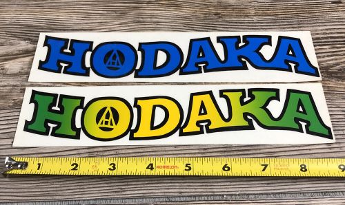 2 vintage hodaka motorcycle motocross decals stickers