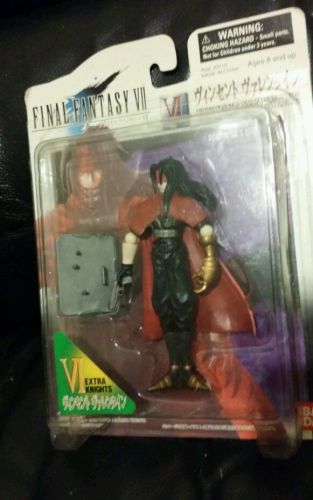 Sealed bandai final fantasy 7 vincent valentine extra knights action figure #1