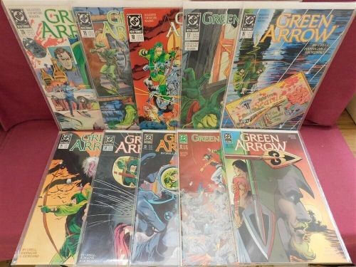 Green arrow 11 12 13 14 15 16 17 18 19 20 dc comic run grell hannigan 1988 vf+