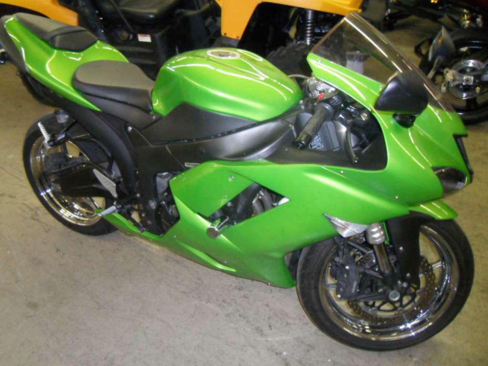 2007 kawasaki ninja zx-6r  sportbike 