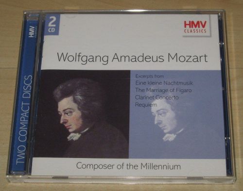 Wolfgang Amaseus Mozart - Composer Of The Millennium (2CD 1999). Ex Cond