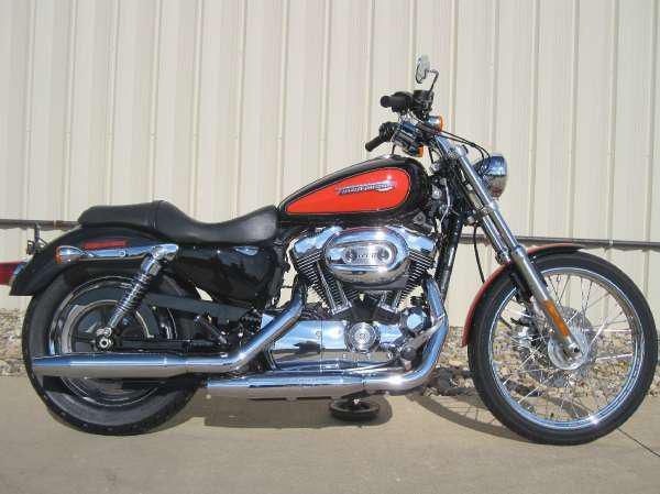 2009 harley-davidson xl 1200c sportster 1200 custom  cruiser 