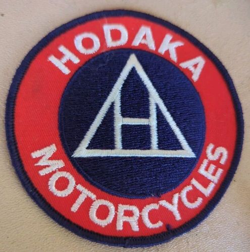 Vintage nos 4&#034; patch shirt jacket hat hodaka motorcycles