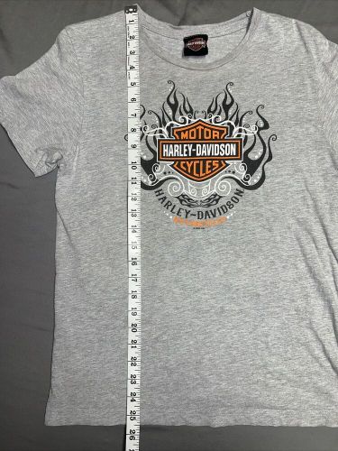 Harley Davidson T Shirt Youth Size XL Gray McAllen, TX Desperado (1850)