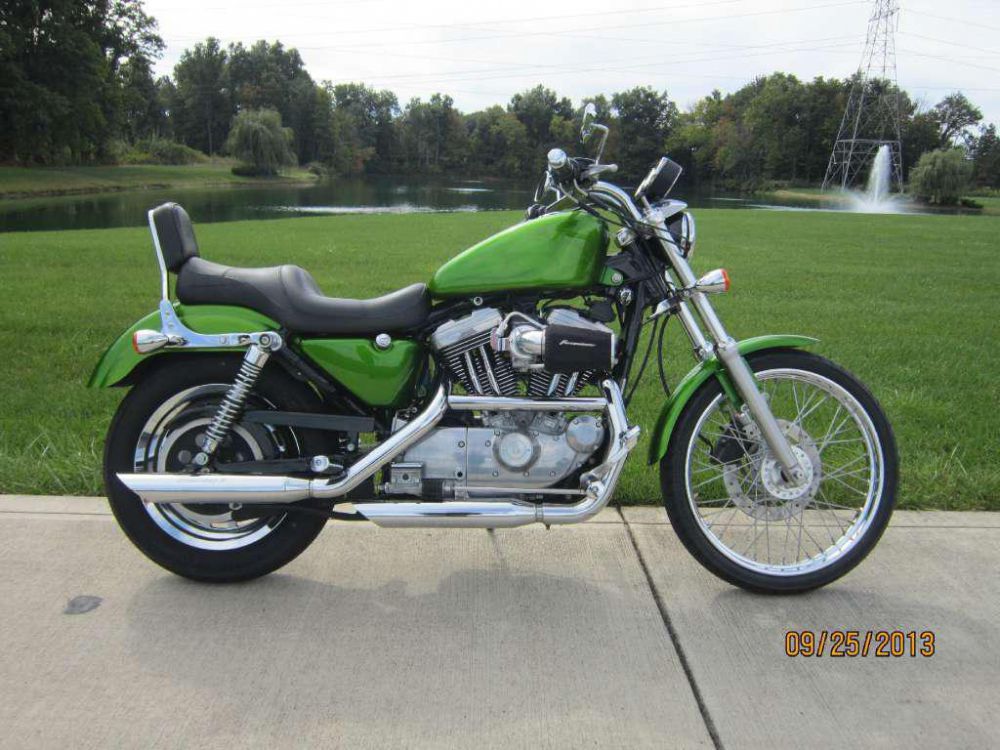 2002 harley-davidson xl 1200c sportster 1200 custom  cruiser 