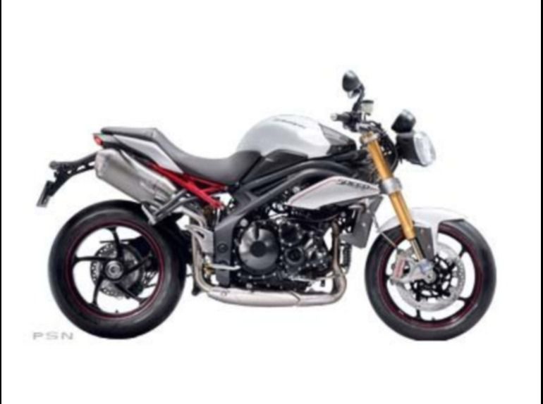 2013 triumph speed triple r abs - crystal white 