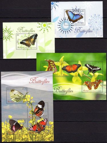 St.vincent mustique 2011 insects butterflies mnh --(cv 28)