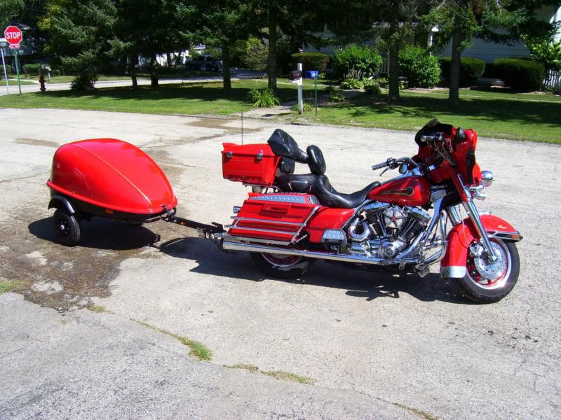 2003 hd fhltci firefighter special edition with trailer