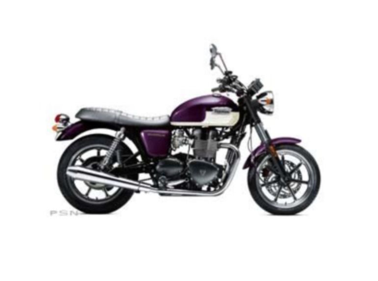 2013 triumph bonneville - imperial purple / fusion wh 