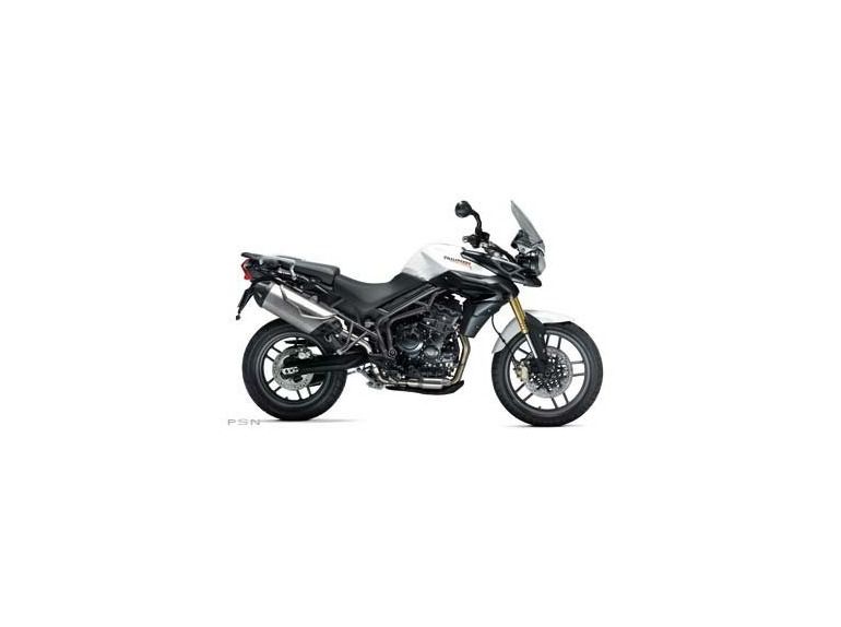 2013 triumph tiger 800 abs - crystal white 