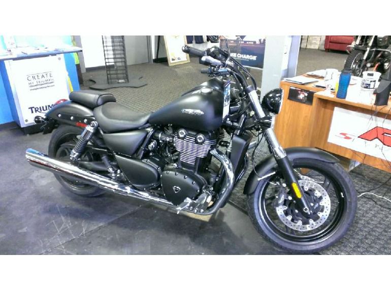 2013 triumph thunderbird storm abs - matte black 