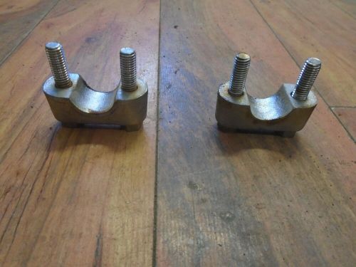 1971 hodaka ace 100 handle bar clamps with bolts