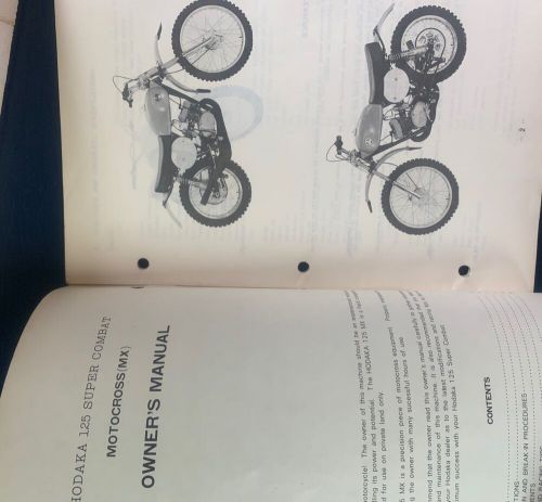 Hodaka 125 Wombat Owners Manual