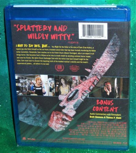 New rare oop alyson hannigan you might be the killer horror movie blu ray 2019