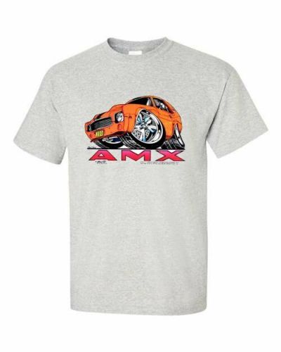 1968-1969 american motors amx muscle car t-shirt single or double print cc28