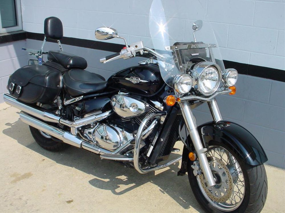 2007 suzuki boulevard c50 black  cruiser 