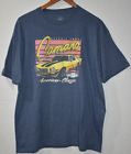 Camaro classic t-shirt mens xl blue chevy american car detroit power gm xlarge