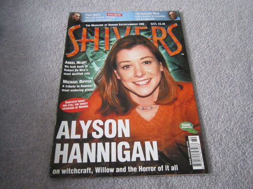 Vintage shivers magazine issue 80, alyson hannigan ,witchcraft