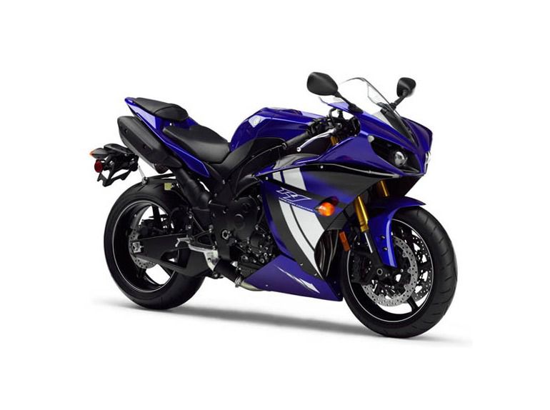 2012 yamaha yzf-r1 - raven or team blue and white 