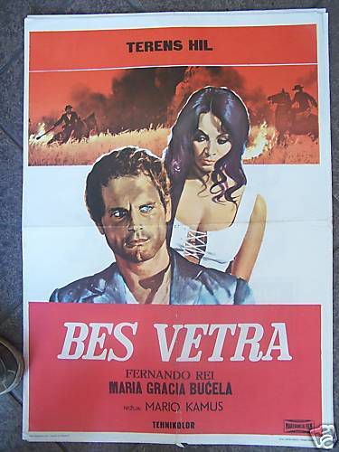 LA COLLERA DEL VENTO-TERENCE HILL-YUGO MOVIE POSTER &#039;70