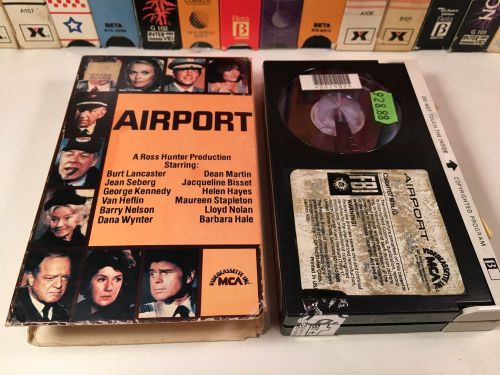 * airport betamax not vhs 1970 disaster thriller beta burt lancaster dean martin