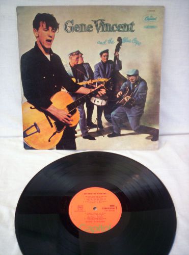 Gene vincent and the blue caps,1957,(1976 issue) french pressing,  vg+ condition