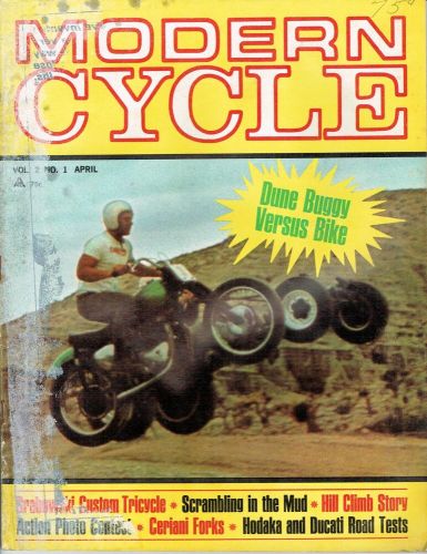 April 1966 modern cycle motorcycle magazine hodaka ace 90