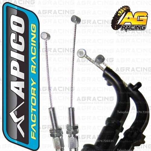 Apico twin throttle cable for husaberg fc fe 450-650 ktm sxf 450-525 exc 450 525